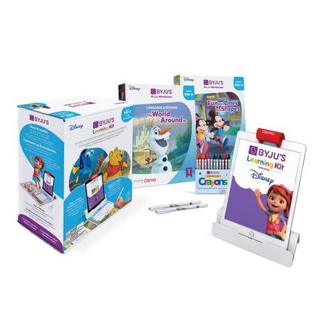BYJU'S - Apprenez en compagnie des personnages Disney et Pixar, Magic Workbooks, Premium Edition - Pre-K Standards Aligned (de 3 à 5 ans) - Apprenez les mathématiques, les lettres, les formes et plus - Fonctionne avec iPad