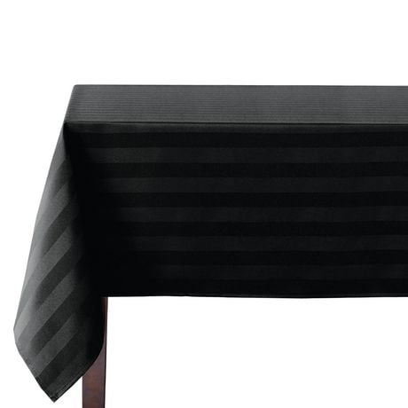 Hometrends Microfiber Stripe Tablecloth, Microfiber tablecloth