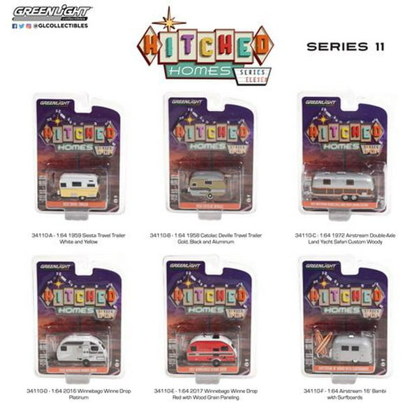 GreenLight 1:64 Hitched Homes Die-Cast Vehicles Series 11