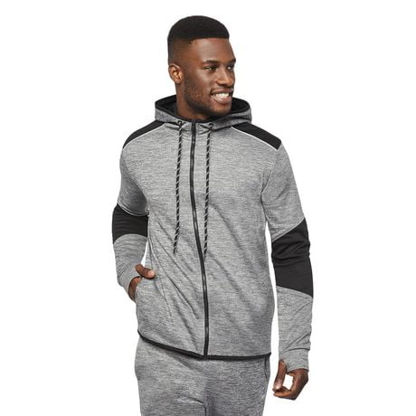 athletic full zip hoodie