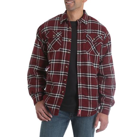 Wrangler Men's Longsleeve Sherpa Lined Shirt | Walmart Canada