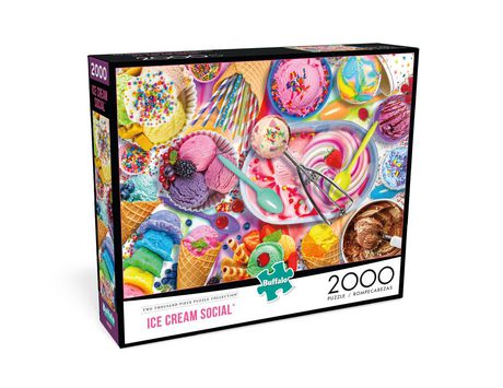Buffalo Games Ice Cream Social 2000 Piece Jigsaw Puzzle