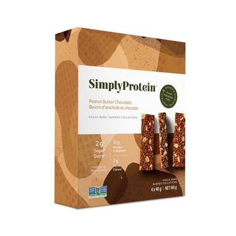 SimplyProtein Peanut Butter Chocolate Snack Bars, 4x40g