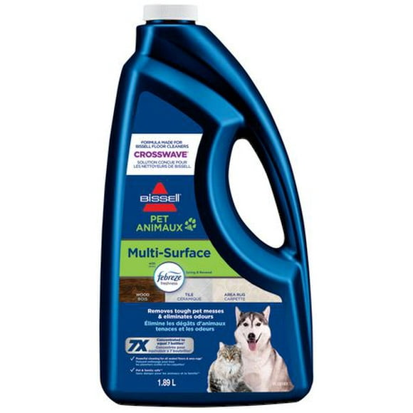BISSELL® PET Multi-Surface with Febreze Formula for CrossWave® 64 oz, Remove Paw Prints & Pet Messes