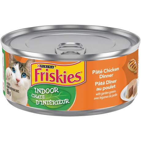 Friskies Indoor Pate Wet Cat Food; Chicken Dinner with ...