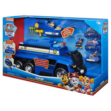 PAW Patrol, Chase’s 5-in-1 Ultimate Cruiser | Walmart Canada