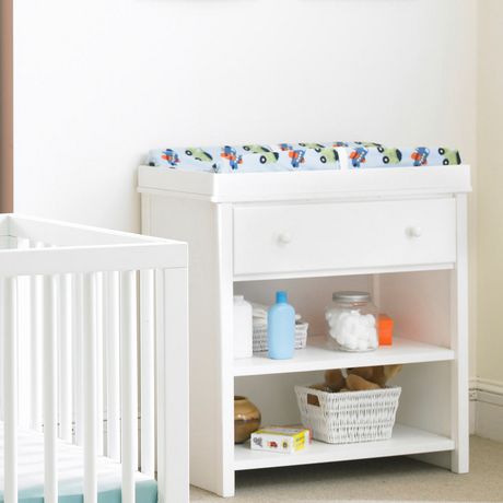 fisher price vintage grey changing table