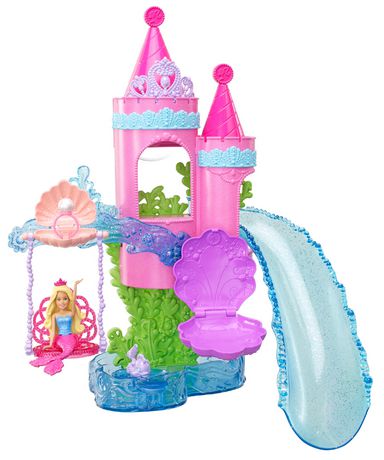 barbie splash and slide bath playset