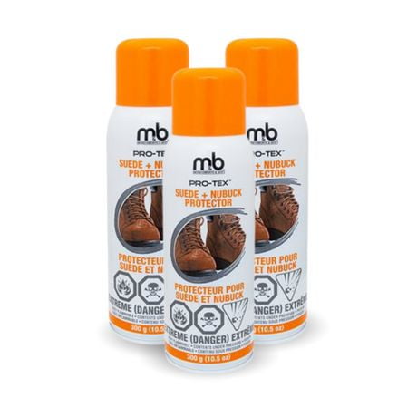 M&B Suede + Nubuck Protector 3PK - 300g/10.5oz, Maximum Protection Against Water, Soil & Stains
