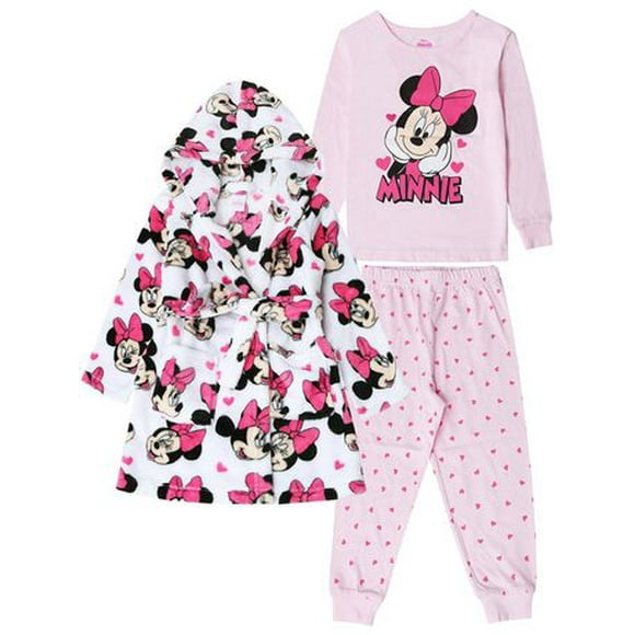 Minnie Mouse Knit Sleep 3 Piece PJ set - Toddler, Sizes 2T-5T