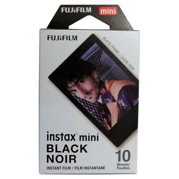 Fujifilm Instax Mini Film -Black - 10 Sheets, Instax Mini Film 10 Sheets