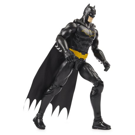 Batman 12-inch Action Figure (Black Suit), for Kids Aged 3 and up ...