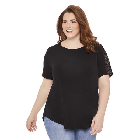 George Plus Women's Drapey Blouse | Walmart Canada