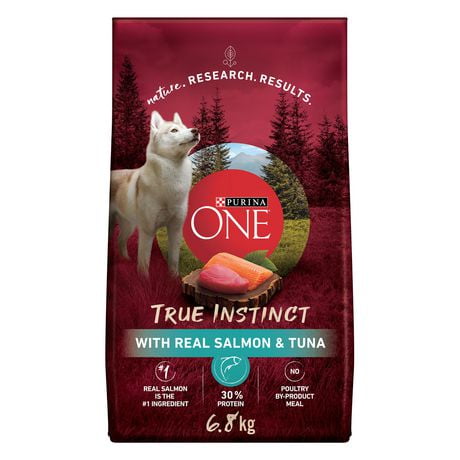 Purina ONE True Instinct Salmon & Tuna, Dry Dog Food, 1.72-12.4 kg