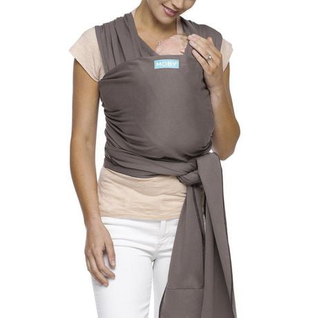 MOBY Wrap Baby Carrier | Classic - Cotton | Baby Wrap Carrier for Newborns & Infants | #1 Baby Wrap | Go to Baby Gift | Keeps Baby Safe & Secure | Adjustable for All Body Types - One Size | Perfect for Mom & Dad