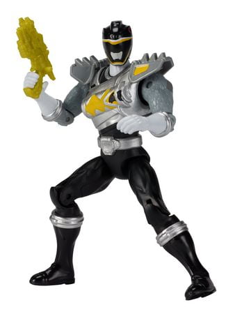 Power Rangers Dino Super Charge - Dino Drive Black Ranger Action Hero ...