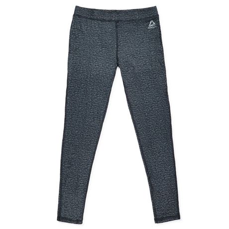 Reebok Womens Grey Performance Ladies Base Layer Pants Size Large Brand NEW 