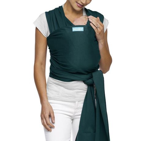 Moby Wrap Baby Carrier | Classic - Cotton | Baby Wrap Carrier for Newborns & Infants | #1 Baby Wrap | Go to Baby Gift | Keeps Baby Safe & Secure | Adjustable for All Body Types - One Size | Perfect for Mom & Dad | Pacific