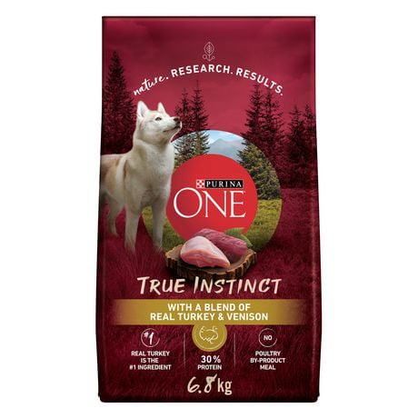 Purina ONE True Instinct Turkey & Venison, Dry Dog Food, 1.72-12.4 kg