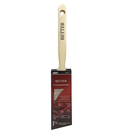Pintar 1.5" Angular Better Brush, One piece