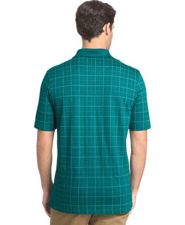 arrow windowpane polo shirt