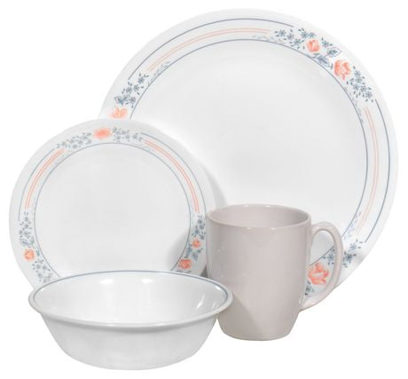 Corelle® Livingware™ Apricot Grove 16-piece Dinnerware Set - Walmart.ca