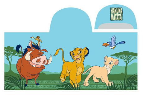 lion king hooded towel