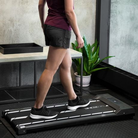 GoZone Walking Treadmill/Pad for Standing Desks – Black/Grey, With wireless remote