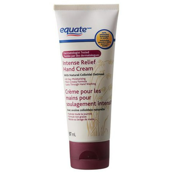 Equate Intense Relief Hand Cream, 97 mL