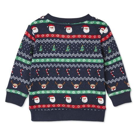 George Baby Boys' Holiday Fair Isle Hacci Sweater | Walmart Canada