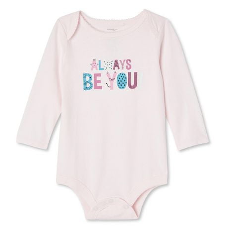 George Baby Girls' Long Sleeve Bodysuit | Walmart Canada