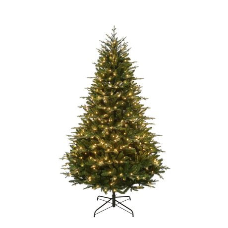 Holiday Time 7.5FT Grand Full Spruce LED Christmas Tree, Green