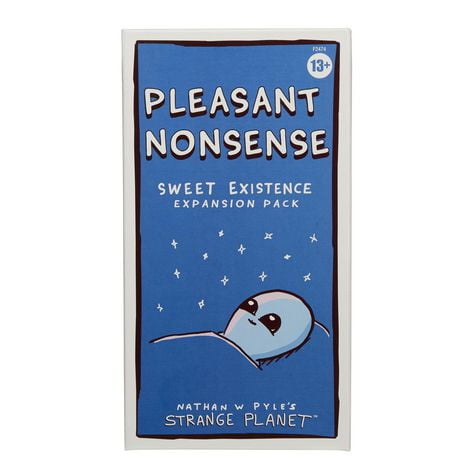 Pleasant Nonsense, Pack d'expansion de Sweet Existence, jeu de cartes Strange Planet, inspiré de l'œuvre de Nathan W. Pyle, dès 13 ans