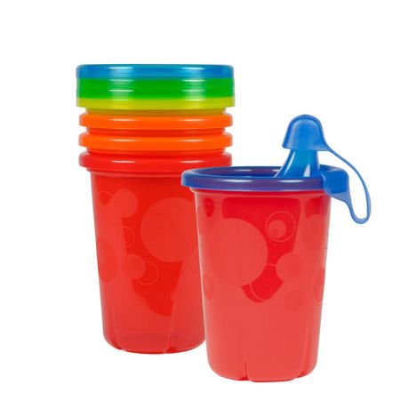 NEW THE FIRST YEARS TAKE & TOSS SIPPY CUPS 9 MONTHS SPILL PROOF BONUS TRAVEL 