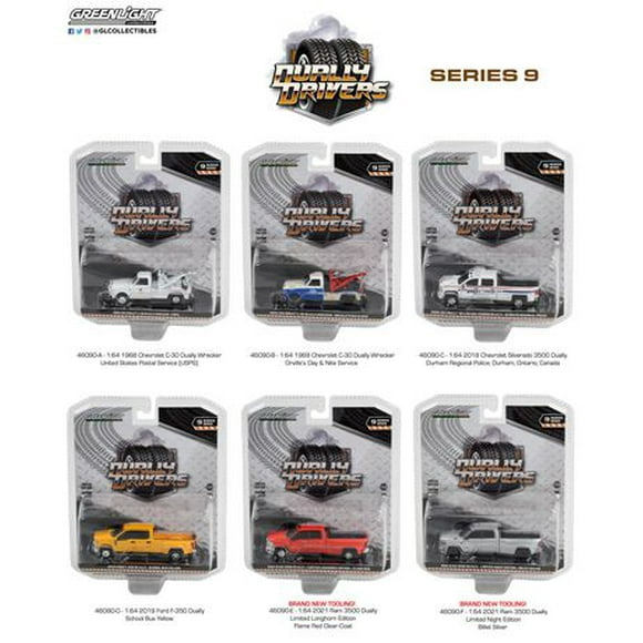 GreenLight 1:64 Dually Drivers Die-Cast Véhicules Série 9