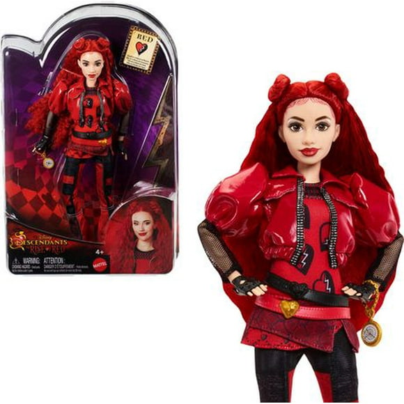 Disney Descendants: The Rise of Red Fashion Doll & Accessory, Red, Daughter of Queen of Hearts, Ages 4Y+
