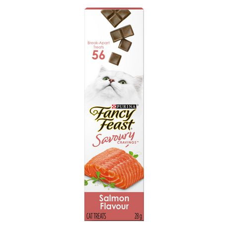 Fancy Feast Savoury Cravings Salmon Flavour, Cat Treats 28 g, 28 g
