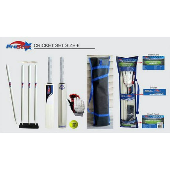 Jeu de cricket Pro-Star Set taille 6 Combo Pack