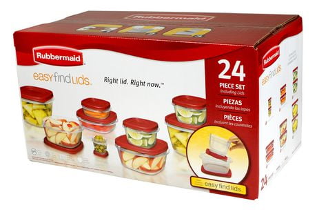 Rubbermaid Easy Find Lids 24 Piece Set | Walmart Canada