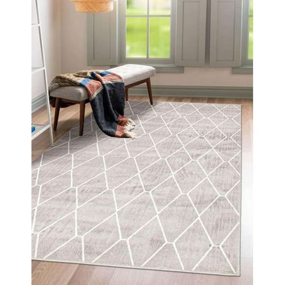 ECARPET Contemporary Area Rug for Living Room, Bedroom, Dinning Hall, Diamante Collection