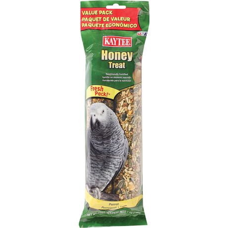 Kaytee® Honey Treat™ Parrot, Honey Stick for Parrots