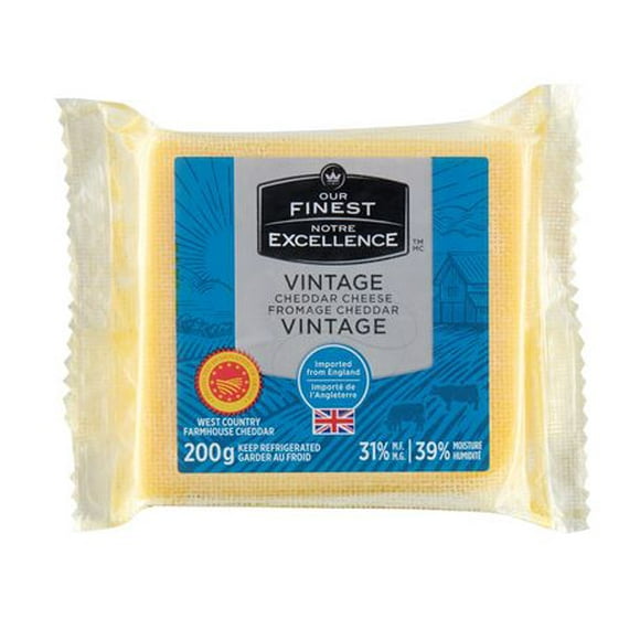 Our Finest Vintage Cheddar Cheese, 200 g