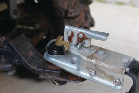 TowSmart Adjustable Brass Coupler Lock