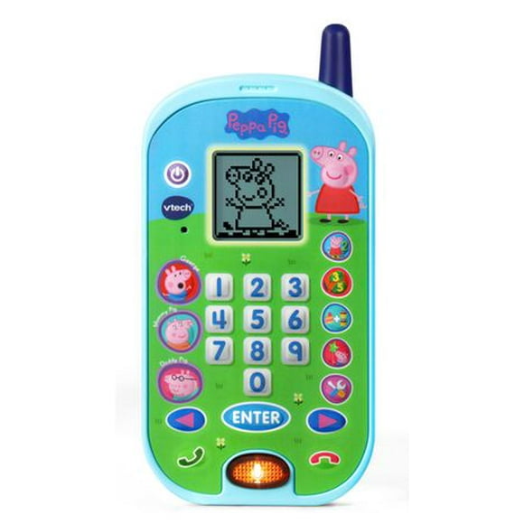 VTech Peppa Pig Let's Chat Learning Phone™ - English Version, 2 to 6 years