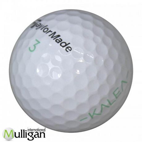 Mulligan - 12 balles de golf récupérées Taylormade Kalea 5A, Blanc