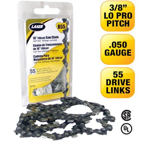LASER Saw Chain 3/8LP-050 55 Drive Links