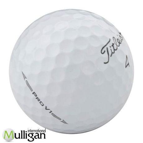 Mulligan - 12 Titleist Prov1 2016 5A Recycled Used Golf Balls, White