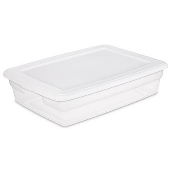 Sterilite 27 Liter White Storage Box, 27 Liter