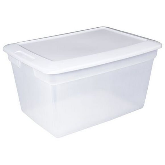Sterilite 55L White Storage Box, 55 Liter