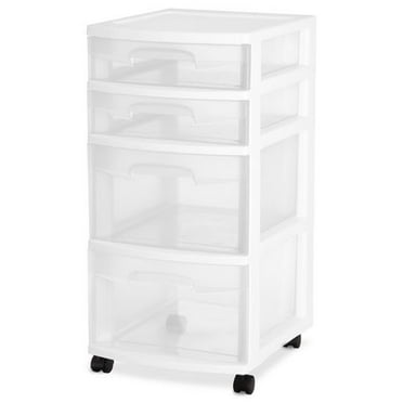 Sterilite 3 Drawer White Cart, 1 unit - Walmart.ca